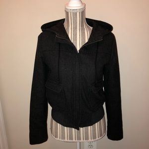 Old Navy Black Hooded Jacket